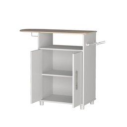 Balcão Tábua de Passar 2 Portas Nova Mobile Branco - 3