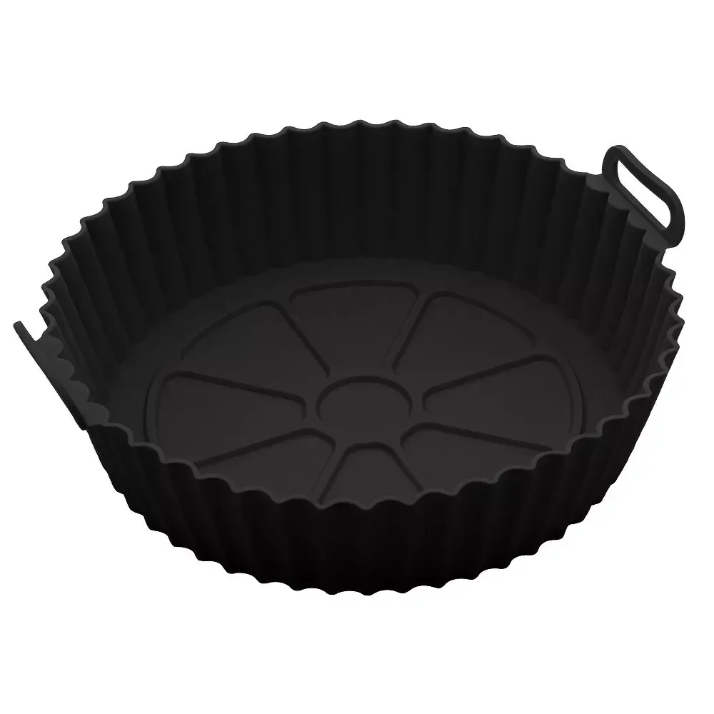 Ver imagem 6 de Forma de Silicone para Fritadeira Eletrica AirFryer 23CM:VERMELHO