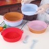 Forma de Silicone para Fritadeira Eletrica AirFryer 23CM:VERMELHO - 1