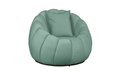 Ver imagem 5 de Kit Poltrona c/ Puff + Almofada Concha Veludo Acqua