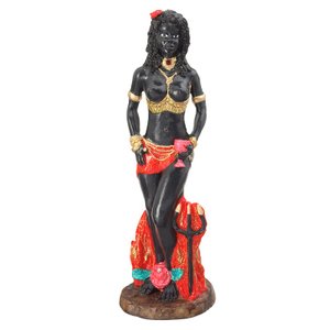 Escultura Orixá Pomba Gira em Resina 25 cm