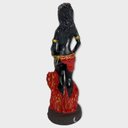 Ver imagem 3 de Escultura Orixá Pomba Gira em Resina 25 cm