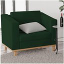 Ver mais imagens de Poltrona Decorativa Europa Suede Verde