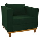 Ver imagem 1 de Poltrona Decorativa Europa Suede Verde