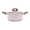 Conjunto de Panelas de Indução e Panela de Pressão CeramicLife Vanilla 6 Peças - Brinox - 3