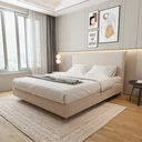Ver imagem 1 de Cama King Boreal Flutuante CabeCasa MadeiraOriginals Bege