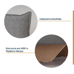 Cama King Boreal Flutuante CabeCasa MadeiraOriginals - 5