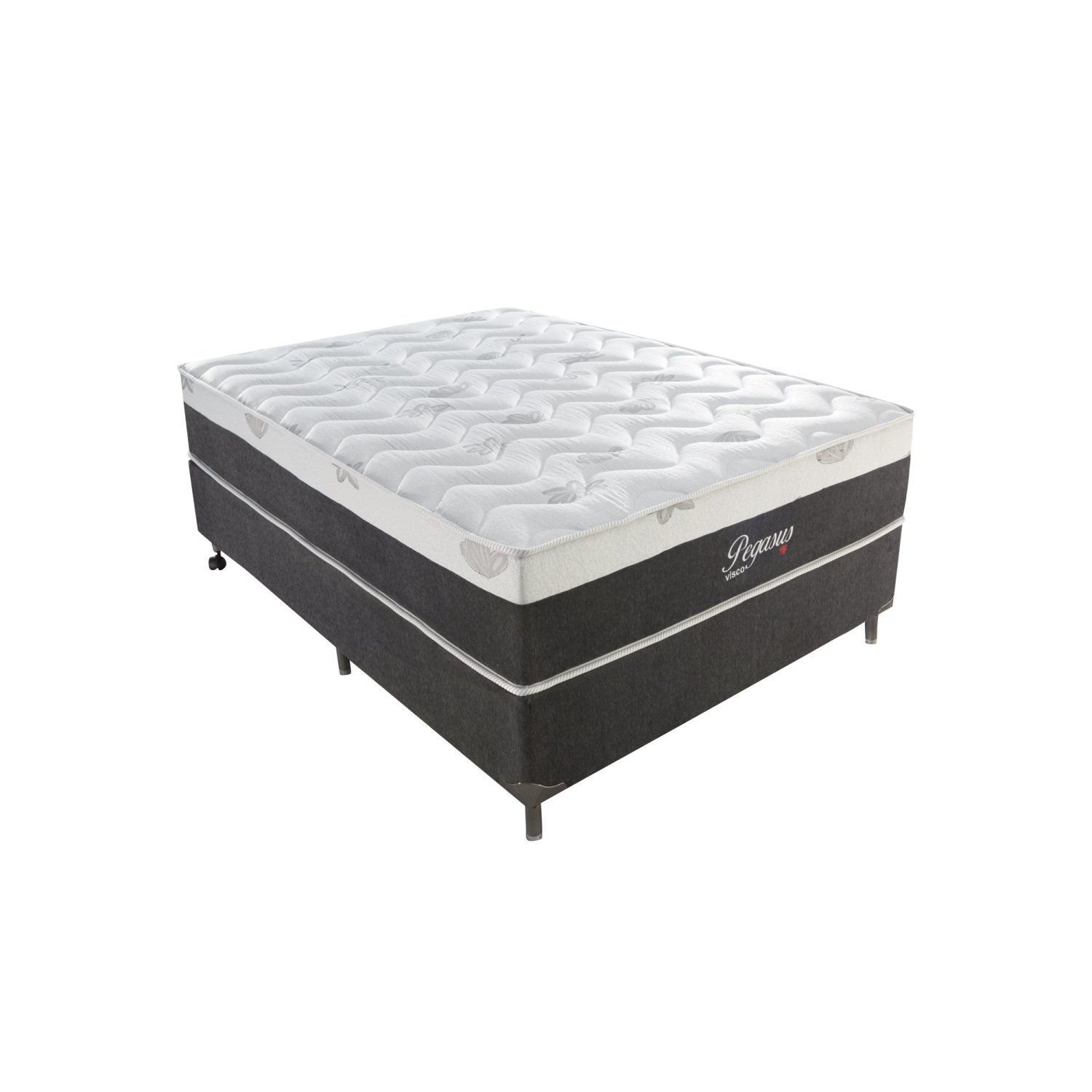 Cama Box Casal Queen 158x198x72cm Molas Ensacadas Pegasus Montreal