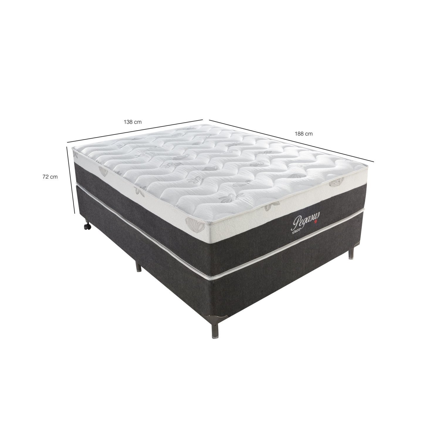 MAJESTICAキュー Cama Box Casal Molas Ensacadas New Connect Fortezza 138x188