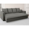 Sofá Positano 1,80M sem Caixa, Retrátil e Reclinável Velosuede - Cinza - 1