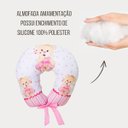 Ver imagem 6 de Almofada Amamentação Estampada Bebê Menina com Enchimento e Zíper - Ursinha Romântica