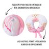 Almofada Amamentação Estampada Bebê Menina com Enchimento e Zíper - Ursinha Romântica - 7