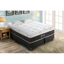Ver imagem 4 de Cama Box Casal Queen 158x198x72cm Molas Ensacadas Pegasus Montreal Cinza/Cinza, Branco