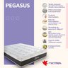 Cama Box Casal Queen 158x198x72cm Molas Ensacadas Pegasus Montreal - 5