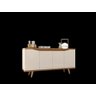 Buffet 4 Portas C/ Nichos Grace Off White/cedro - 2