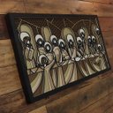 Ver imagem 6 de Quadro Santa Ceia em camadas Woodhead Marrom e tons pastéis 34,5x66 cm