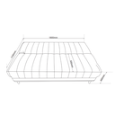 Ver imagem 5 de Sofa Cama Veneza 1,80 Reclinável 3 Lugares Veludo Perola - Casa Giulia