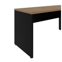 Ver imagem 4 de Mesa Reta Savoia 30mm 170x70cm Pé Painel Escritório Macadamia/preto