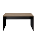 Ver imagem 1 de Mesa Reta Savoia 30mm 170x70cm Pé Painel Escritório Macadamia/preto