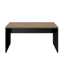 Ver imagem 1 de Mesa Reta Savoia 30mm 170x70cm Pé Painel Escritório Macadamia/preto