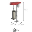 Ver imagem 3 de Despolpadeira Industrial de Frutas Braesi Des-10 G3 10l Bivolt 1/2cv 60hz Aço Inox 3 Peneiras
