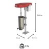 Despolpadeira Industrial de Frutas Braesi Des-10 G3 10l Bivolt 1/2cv 60hz Aço Inox 3 Peneiras - 3