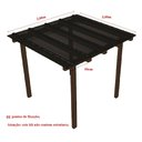 Ver imagem 5 de Kit Policarbonato Fume 4mm 2,00m X 3,00m - Perfis Naturais