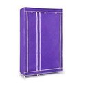 Ver imagem 2 de Guarda Roupa Compacto Cabideiro Duplo Arara Prateleiras Sapateira Organizador Camping Quarto Closet