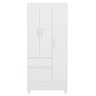Guarda Roupa Solteiro 3 Portas Wind Demóbile Branco - 4