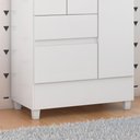 Ver imagem 5 de Guarda Roupa Solteiro 3 Portas Wind Demóbile Branco