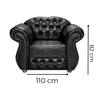 Poltrona Chesterfield Merlô Via Encanto Veludo Beringela - 3