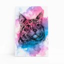 Ver imagem 1 de Quadro Gato Animais Pets Arte Aquarela Canvas 30x40cm