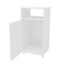 Ver imagem 6 de Balcão Multiuso para Bebedouro com Porta e Nicho Branco 42,5x85cm 210248