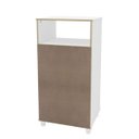 Ver mais imagens de Balcão Multiuso para Bebedouro com Porta e Nicho Branco 42,5x85cm 210248