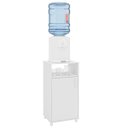 Ver imagem 3 de Balcão Multiuso para Bebedouro com Porta e Nicho Branco 42,5x85cm 210248
