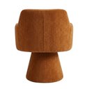 Ver imagem 4 de Cadeira de Jantar Jade Giratória Poliéster Aveludado Terracota - Nexta Casa