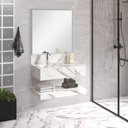 Ver imagem 4 de Prateleira para Banheiro em Porcelanato Técnico Polido 80cm Max Yescasa Branco