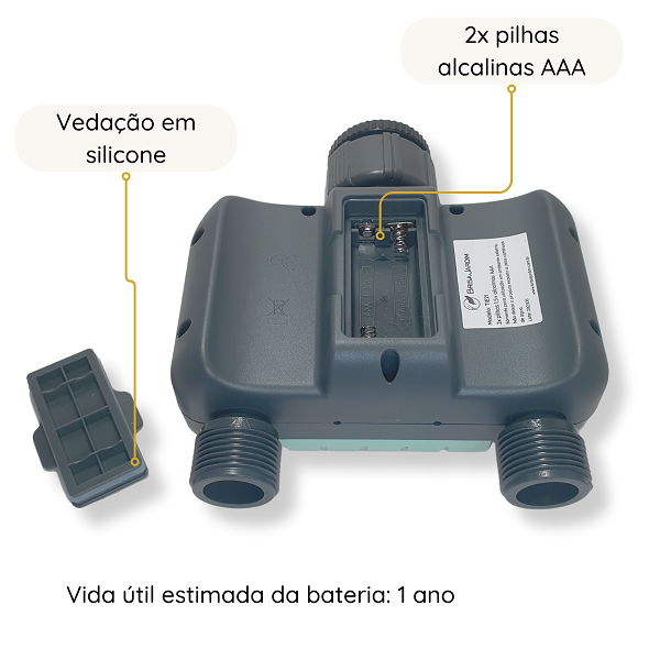 Temporizador Digital de 2 Saídas Tie21 - Brisa Jardim - 2