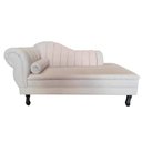 Ver imagem 3 de Recamier Decorativo Divã Amsterdã 147cm Lado Direito Bouclé Bege