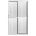 Ver imagem 3 de Porta de Correr Alumínio Branco Sacada 02 Folhas Maxx - 210x120 - Direita
