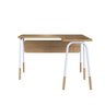 Mesa Escrivaninha Estação de Trabalho em L 120cm Hanover/branco Home Office Flexus Artesano - 1