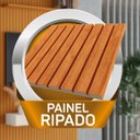 Ver imagem 5 de Painel para Tv até 55 Polegadas 1,39x2,40m Ripado com Prateleira Arbo Cedro Edn