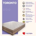 Ver imagem 5 de Cama Box Casal 138x188x58cm Colchão Molas Ensacadas Toronto Montreal Bege/Dourado