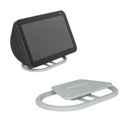 Suporte Robusto para Eco Show 8 - Versões 1 e 2- Sala/quarto/área Externa- Cinza - 1