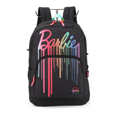 Mochila de Costas Up4you Preta Barbie Oficial - Luxcel