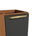 Ver imagem 6 de Balcão de Canto 1 Porta 98cm Elara Kappesberg Canela/preto