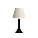 Ver imagem 1 de Abajur Pequeno para Decoração de Quarto Paris Preto Clássico com Cúpula