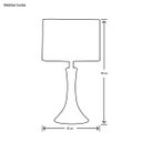 Ver imagem 2 de Abajur Pequeno para Decoração de Quarto Paris Preto Clássico com Cúpula