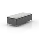 Ver imagem 3 de Cama Box Solteiro D40 Classic C Pillow 88x188x50cm Branco/Cinza Montreal