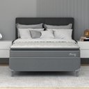 Ver imagem 2 de Cama Box Casal 138x188x54cm D40 Classic C Pillow Branco/Cinza Montreal